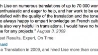In 2009, Scottish company MultiplyUK asked me to provide them with the full translation into French for the new HuggiesClub website, which launched in January 2010. This project was demanding,...